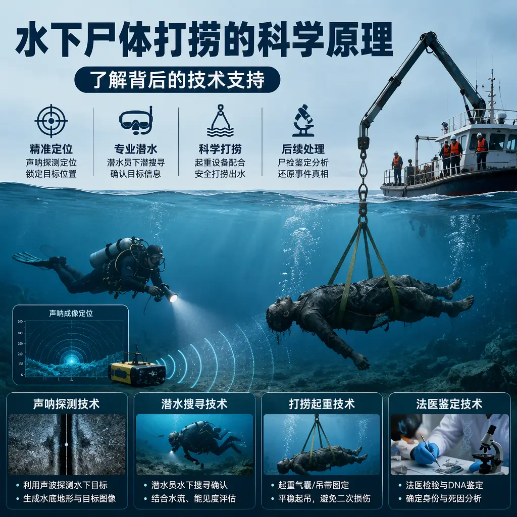 张北水下尸体打捞的科学原理，了解背后的技术支持